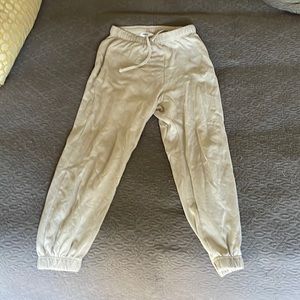 Garage Tan Cuffed Sweatpants (Size S)